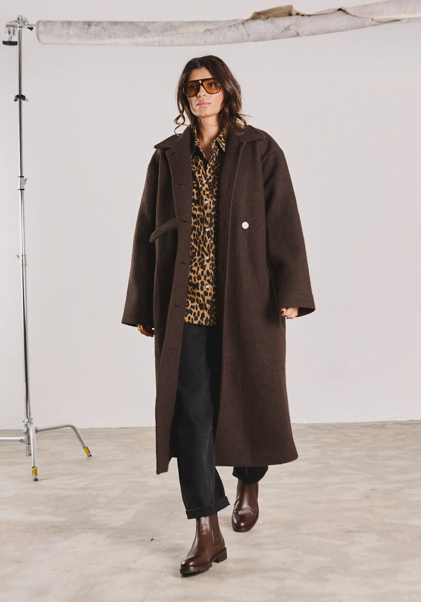 SONGE lab - Manteau ESPERA - Chocolat - Vestes  (2).jpg__PID:7219b24a-7bd6-4ecf-b5a4-3317b0237ad6